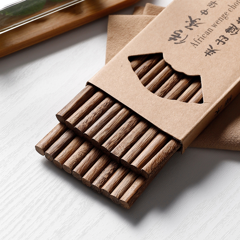 熊谷组鸡翅木家用筷子