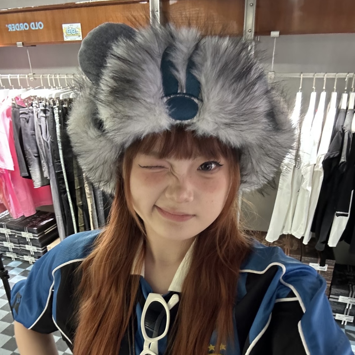 韩版毛绒绒米奇保暖护耳帽