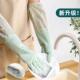 加绒洗衣服刷碗手套女家务清洁厨房耐用型家用秋冬天加厚橡胶防水