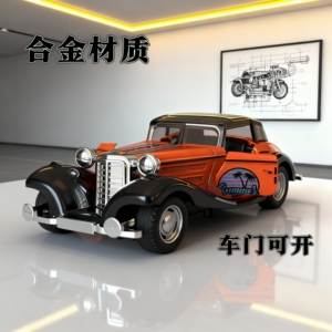 特惠处理一波德国订单库存1:36奔驰540K老爷车复古合金小汽车模型