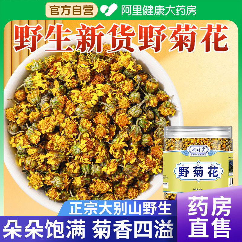 野菊花中草药材正宗新货野菊花胎菊泡茶泡水天然野菊花干花枕头