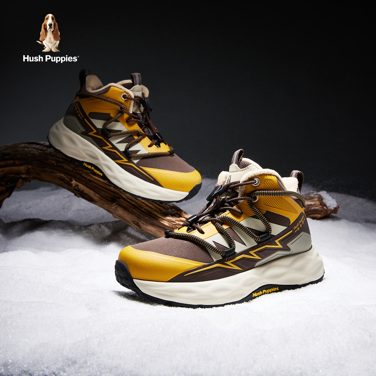 暇步士童鞋儿童户外鞋加绒保暖