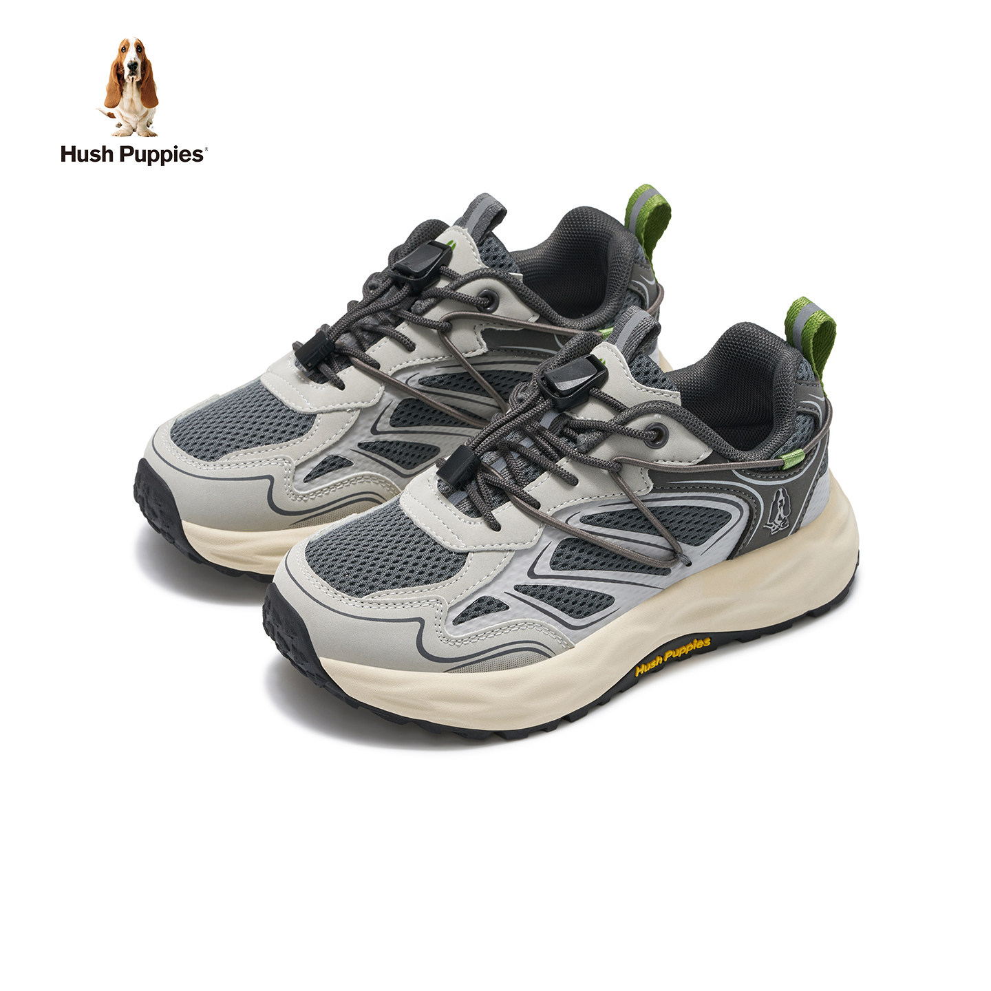 【灵核2.0】暇步士童鞋男童休闲儿童运动网面透气户外登山徒步鞋