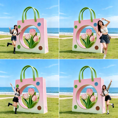 卡通可爱花仙子玻璃钢雕塑摆件