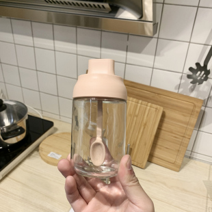 出口好货，炒鸡使用！防潮调料盒玻璃家用组合调味瓶罐子盐罐厨房