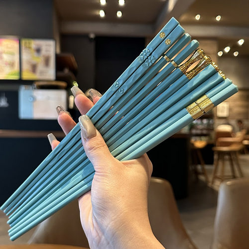 北欧风筷子家用耐高温一人一筷
