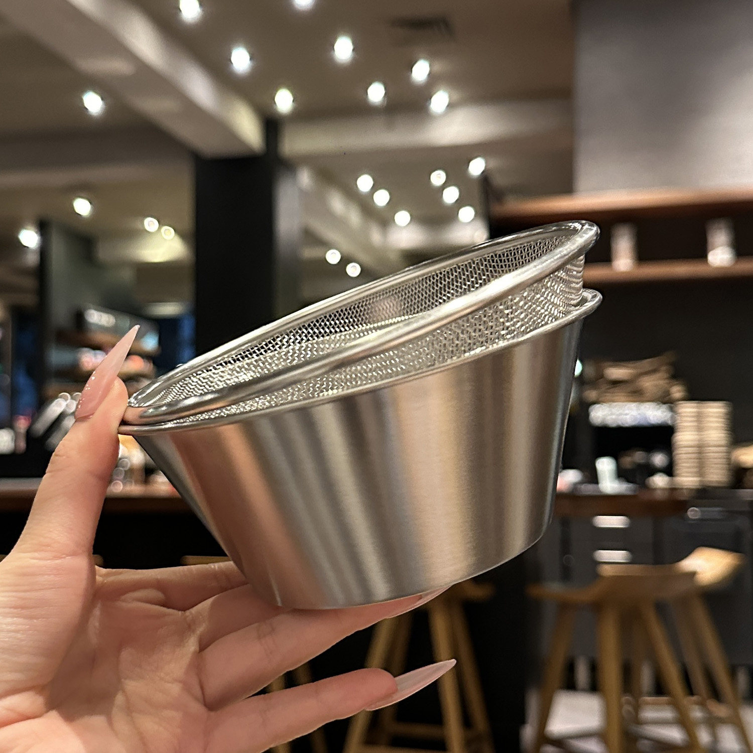 *老板娘自用*304迷你不锈钢淘米洗菜水果盆漏网果篮沥水篮料理碗,餐饮具,盆,淘宝优惠券,粉丝福利购,淘宝优惠卷