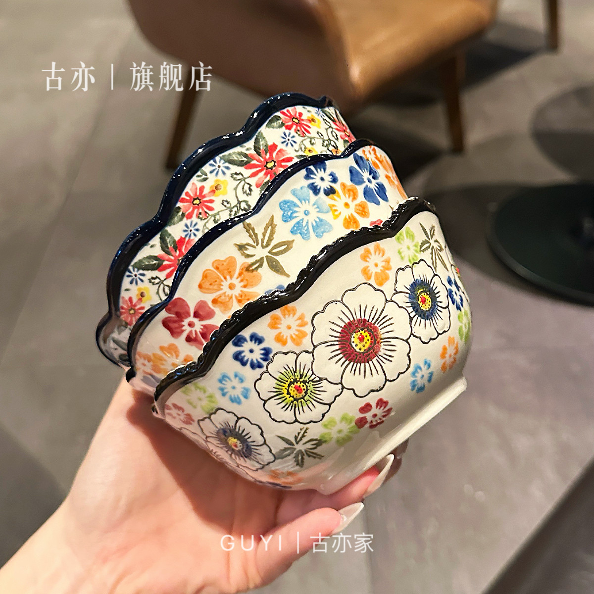 爱上质感生活~5寸米饭碗 出口欧洲陶瓷碗复古饭碗汤碗面碗米饭碗