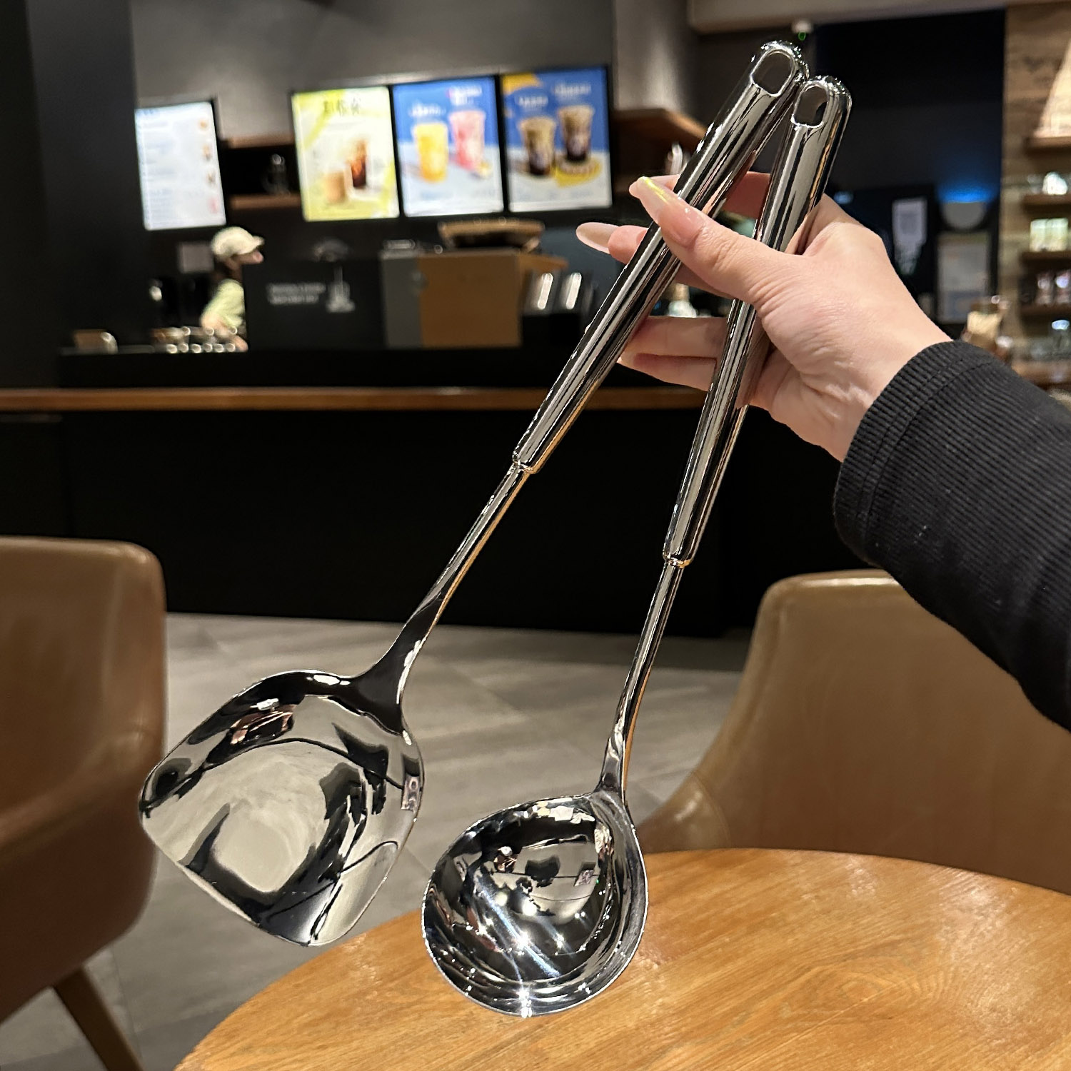 锅铲勺套装304不锈钢炒菜锅铲