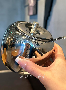【老板娘自用】苹果造型！304不锈钢调味罐欧式佐料调料罐子调味