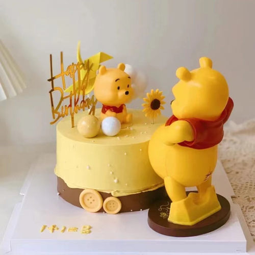维尼装饰大肚熊生日配件