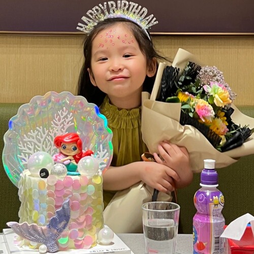 网红美人鱼公主蛋糕装饰插件