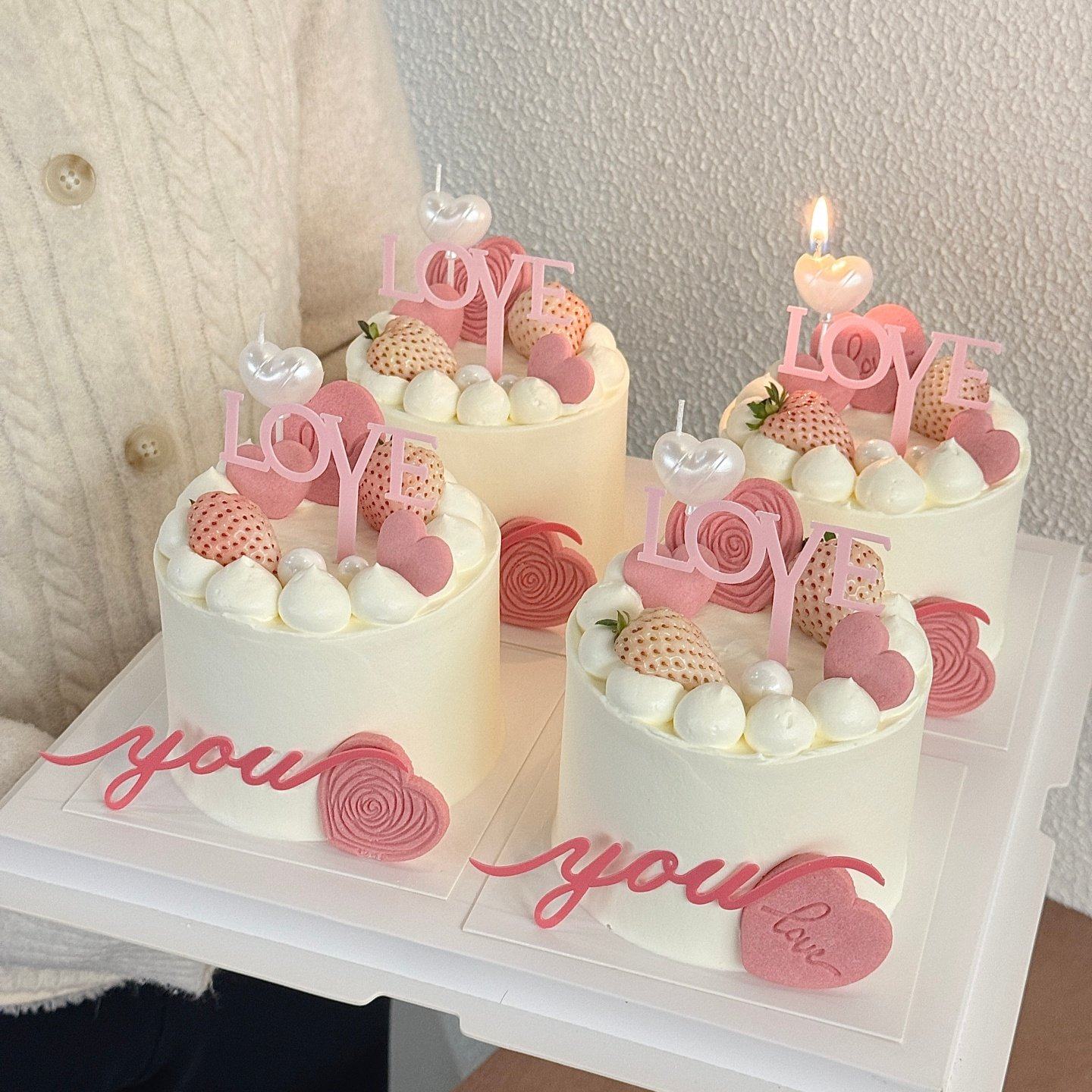 网红2.14情人节珠光爱心蜡烛蛋糕装饰插件loveyou亚克力情侣插牌,节庆用品/礼品,节日装扮用品,淘宝优惠券,粉丝福利购,淘宝优惠卷