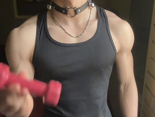 chocker项链男生项圈铃铛体育生1S皮革项圈型男0M猫咪颈环小狼狗