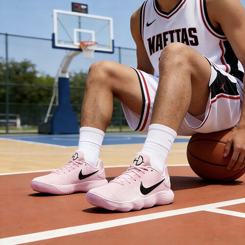 耐克Hyperdunk17粉色低帮篮球鞋