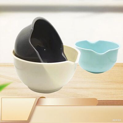 3Pcs Salad Bowls Plastic MIxing Bowl For Fruits Vegetables F