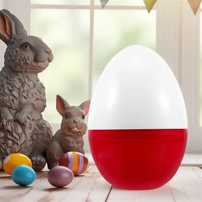 Openable Easter Egg Fillable Raffle Egg Large Plastic Easter