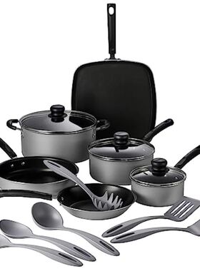 Primaware 5-Piece Non Cookware Set wi Lids and Utensils Alum