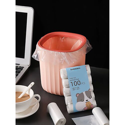 100PCS Thicken Desktop Small Garbage Bags Household Car Disp
