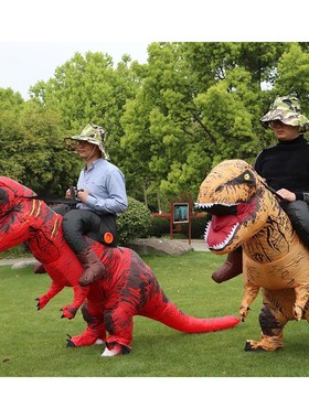 T-REX Monster Inflatable Costume Blow Up Cosplay Dinosaur Cl