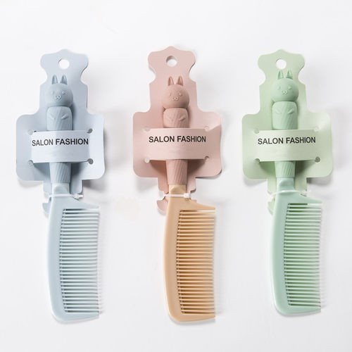 Soft Adorable Silicone Cartoon Rabbit Comb Home Girl Dormito
