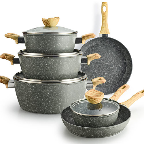 26-Piece Non-Stick Cookware Set Induction Compatible Pots an