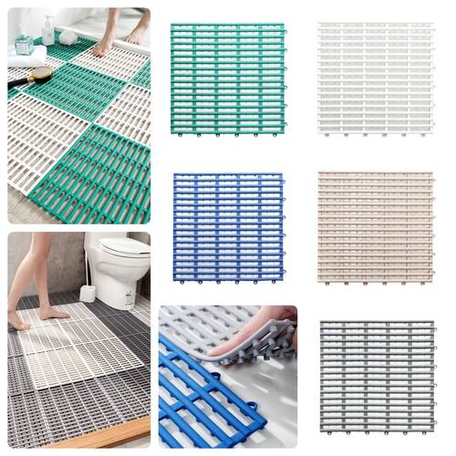 30x30cm Square Bathroom Non-slip Mats Shower Room Floor Mats