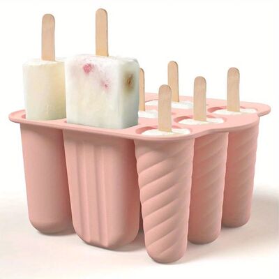 Popsicles Mold Reusable Easy-Release Silicone Homemade Maker