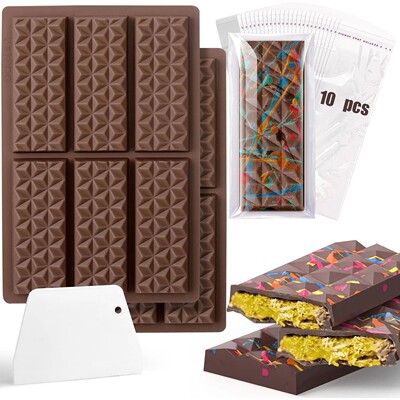 dubai chocolate mold bar pistachio 2PS chocolate bar silicon
