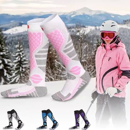 1 Pair Winter Warm Ski Stockings Thickening Hiking Socks for