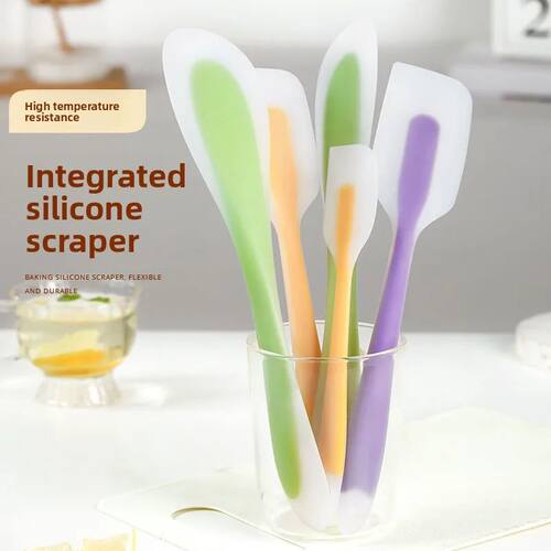 Food-Grade Silicone Cake Spatula - Heat-Resistant Butter/Jam