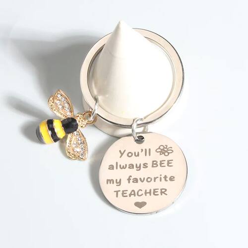 Love Cute Keycha Honeybee You Will Always Bee My Favorite Te