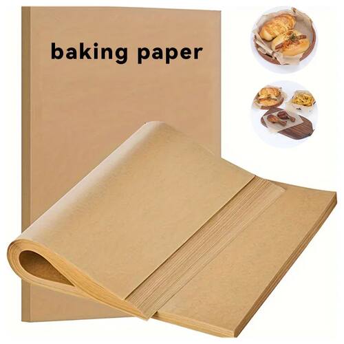 100PC Baking Paper Non-stick Parchment Baking Sheet for Oven