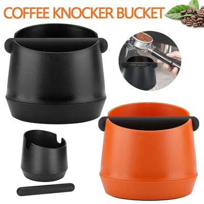 Coffee Knock Box Non-Slip Base Coffee Grounds Bucket Large C