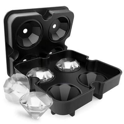Create Unique Diamond-Shaped Ice Cubes at Home with this DIY