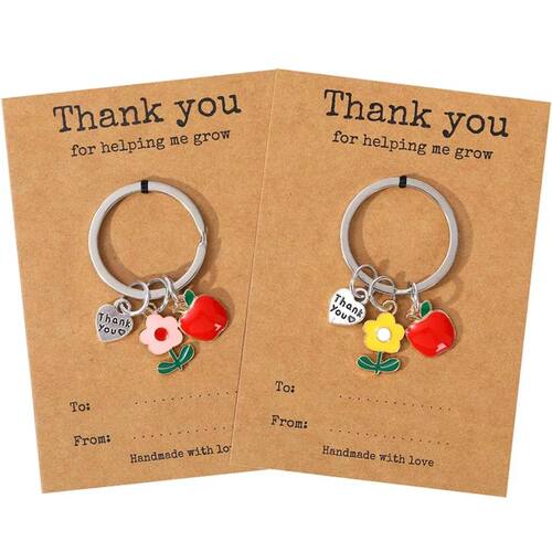Thank You for Helping Me Grow Keychain Set of 124pcs Teacher