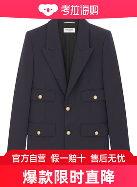 Saint Laurent 呢绒单排扣外套 728768Y512W