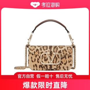 女士 3W2B0K53HMY LOCÒ豹纹图案迷你单肩包 华伦天奴 Valentino