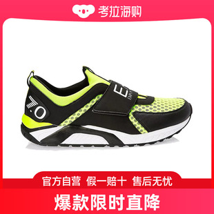 香港直发ARMANI阿玛尼男士 黑色轻便舒适运动鞋 2780546P29900020