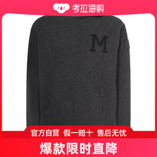 Logo羊毛&羊绒连帽卫衣 男士 盟可睐 Moncler