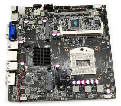 全新HM87/86/55/65迷你ITX主板笔记本4代CPU工控一体机主板广告机