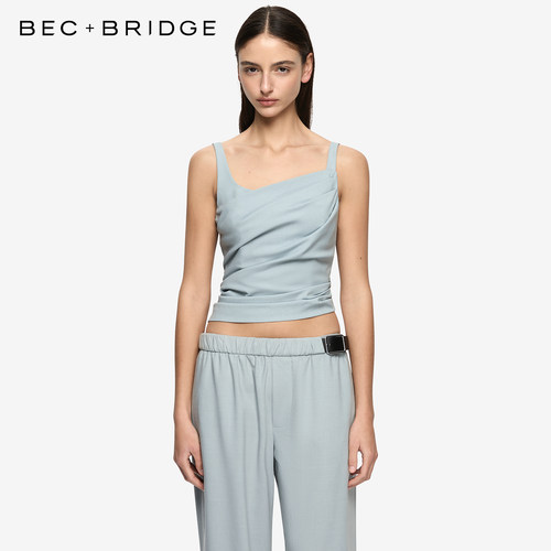 BECBRIDGE吊带简约上衣