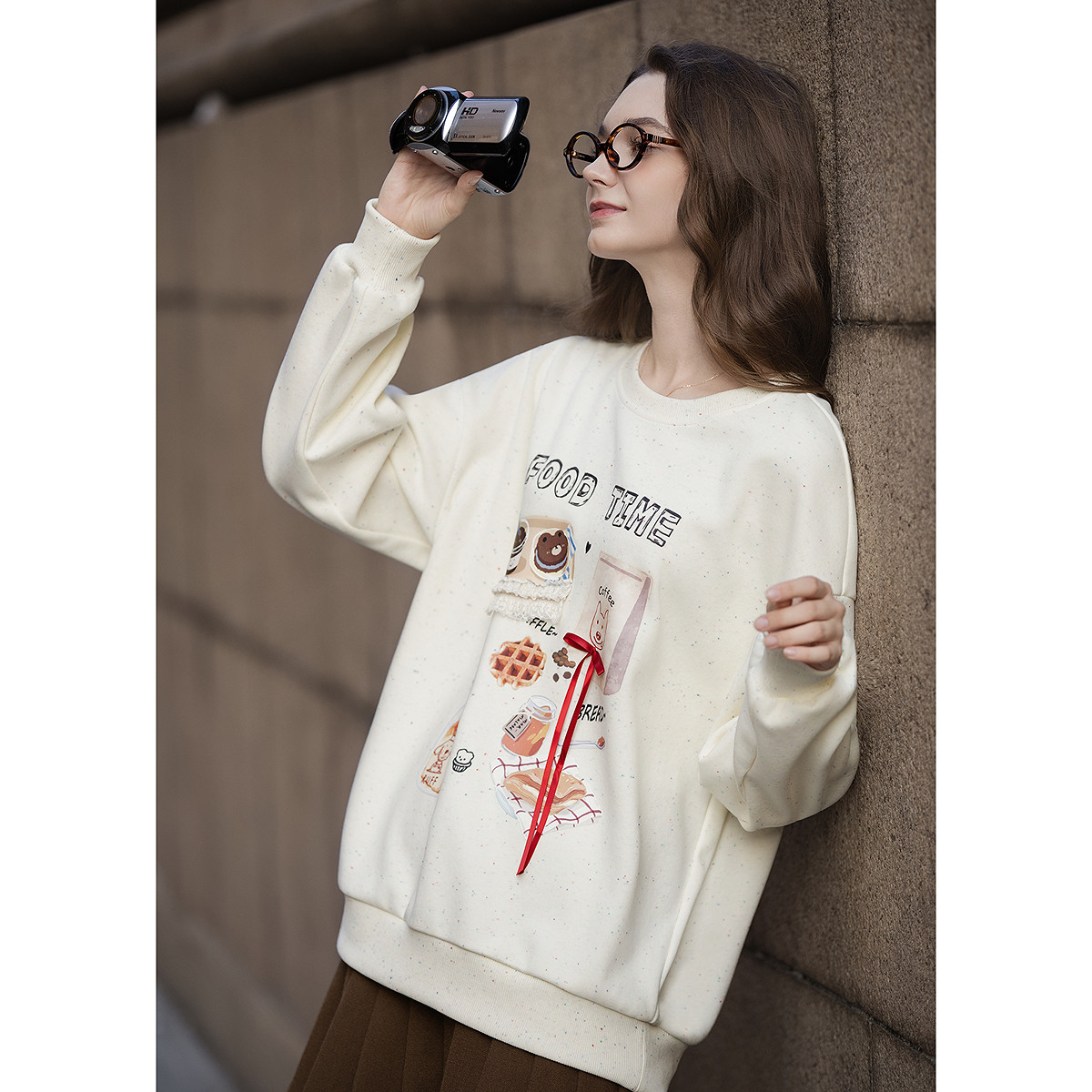 唐狮秋冬款女卫衣初秋女装高级感