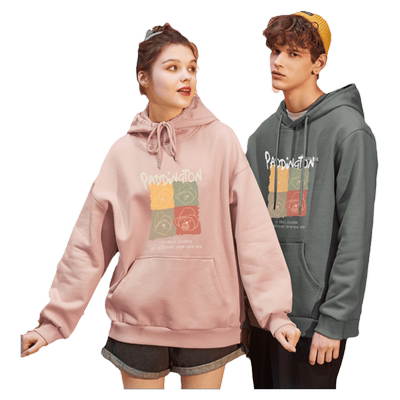 唐狮加绒卫衣情侣装秋冬季男女连