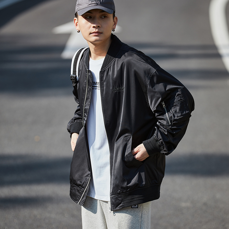 唐狮夹克外套男飞行夹克春秋季新