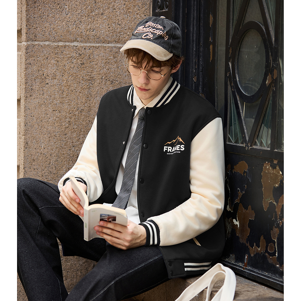 唐狮男秋季新款棒球服外套男士撞