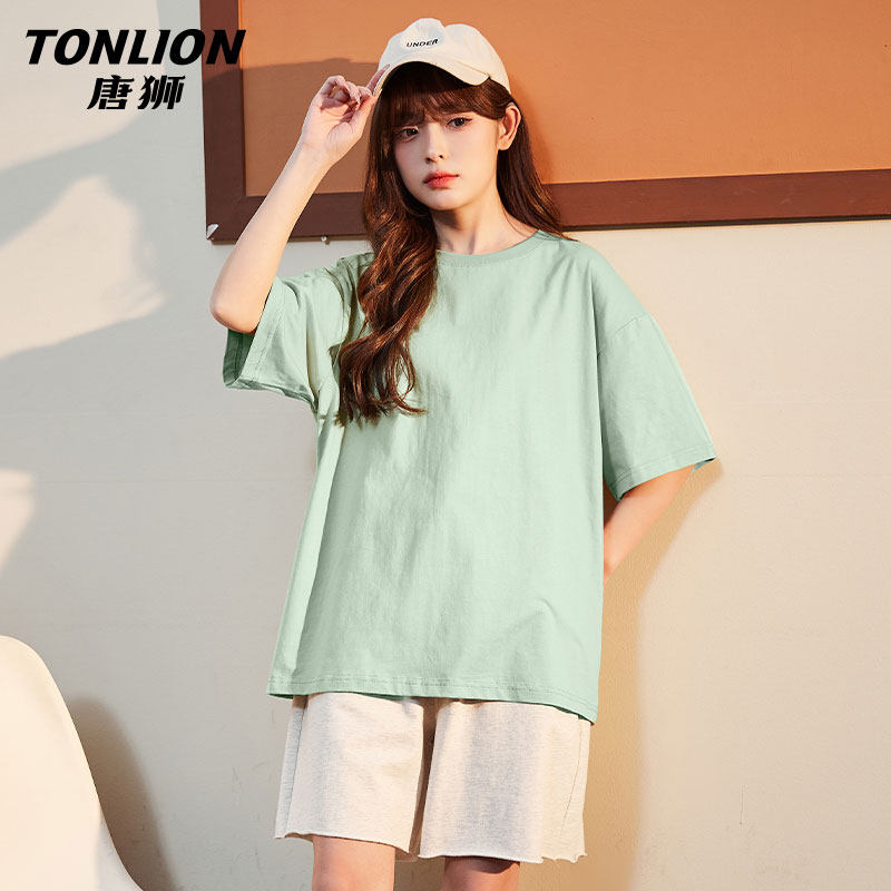 唐狮纯棉短袖女t恤夏2026新款爆款半袖体恤宽松显瘦遮肉上衣女VB,女装/女士精品,T恤,淘宝优惠券,粉丝福利购,淘宝优惠卷