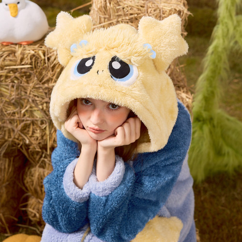 飞天小女警唐狮新睡袍女款秋冬季