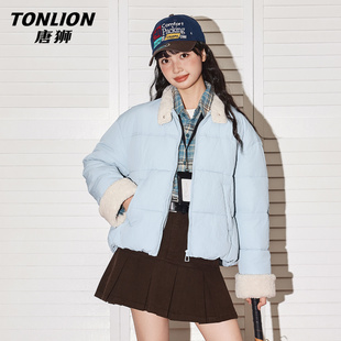 唐狮短款棉衣棉服女款2026新款秋冬季爆款学生保暖加厚棉袄女VB