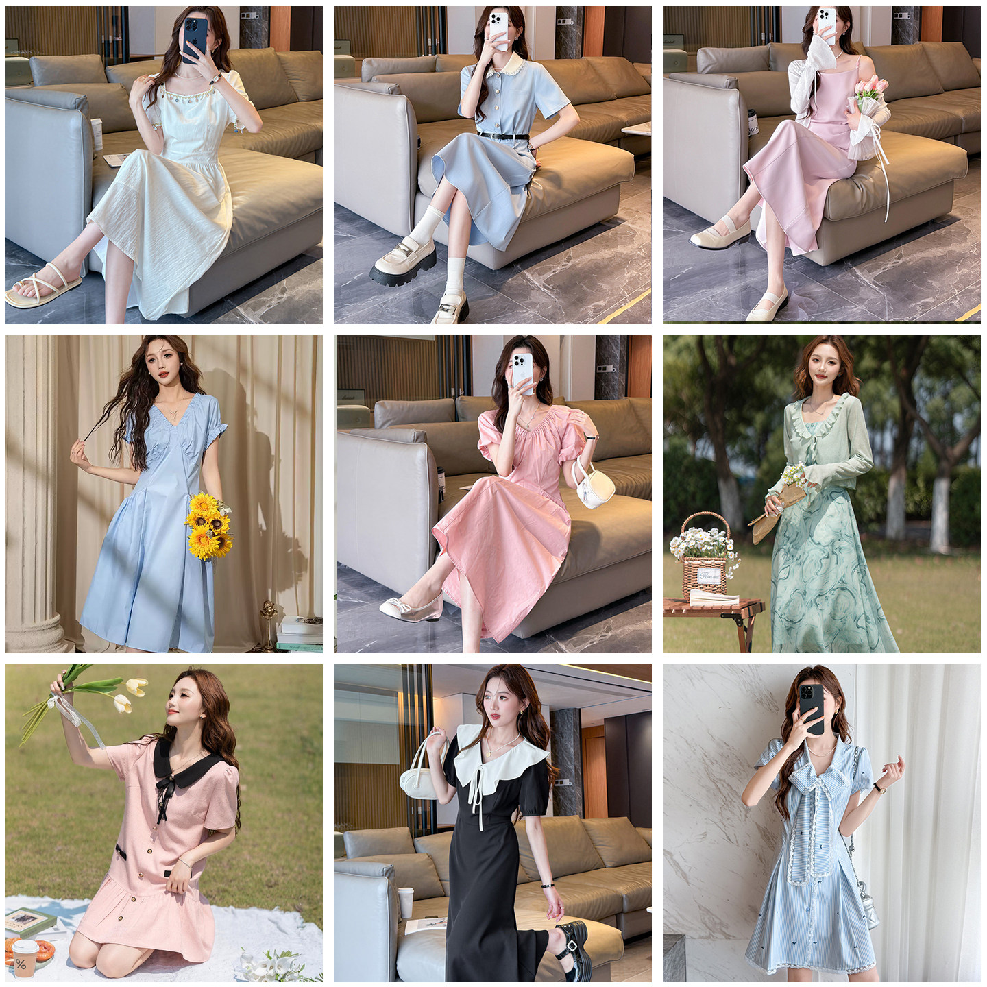 唐狮连衣裙女夏季新款